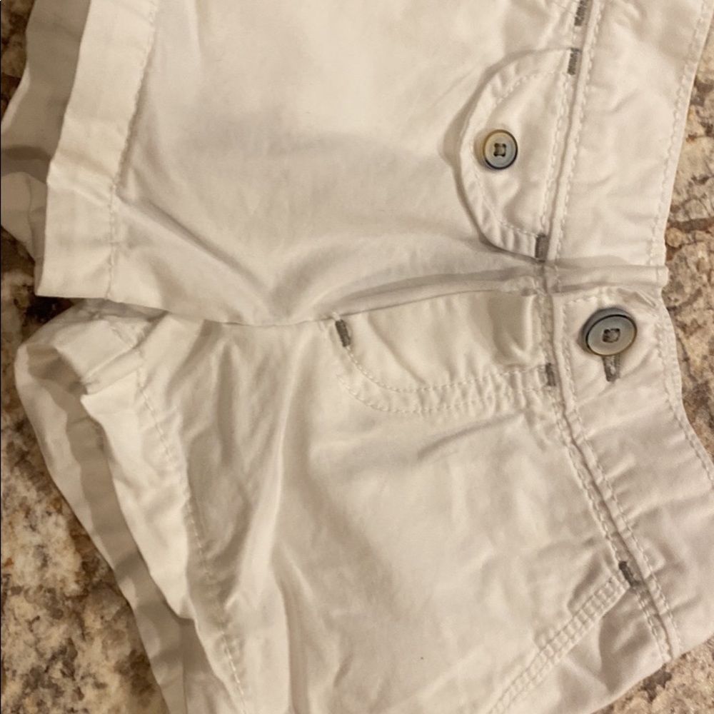 Carters 12 month white shorts